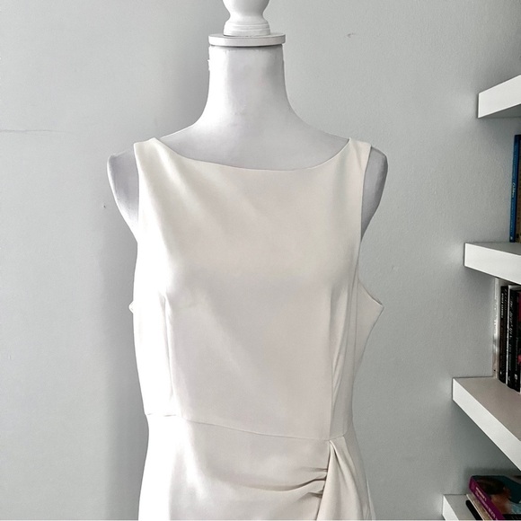 Cinq a Sept Bethel Ruffle Mini Dress Ivory size 12 - Picture 6 of 16